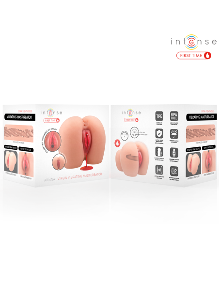 INTENSE FIRST TIME - ARIANA VAGINA VIBRADORA VIRGEN CON HIMEN Y SANGRADO