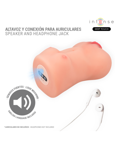 INTENSE DEEP TOUCH - CATHERINE MASTURBADOR CON VOZ VIBRADOR and SUCCIÓN