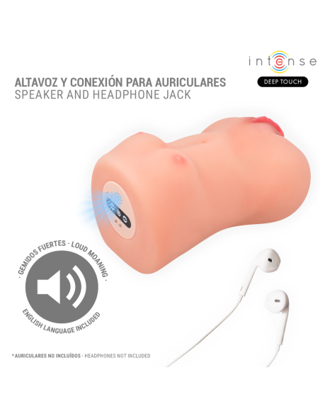 INTENSE DEEP TOUCH - CATHERINE MASTURBADOR CON VOZ VIBRADOR and SUCCIÓN