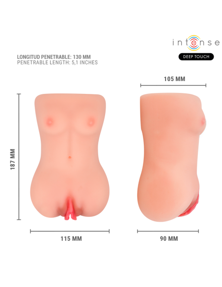 INTENSE DEEP TOUCH - CATHERINE MASTURBADOR CON VOZ VIBRADOR and SUCCIÓN