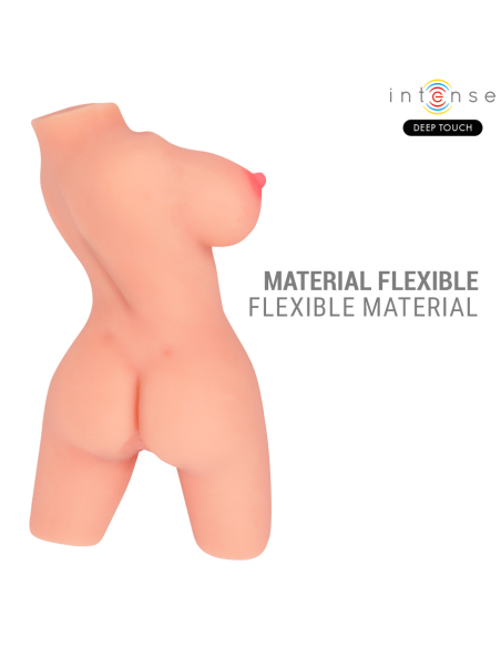 INTENSE DEEP TOUCH - JESSE TORSO MASTURBADOR MULTIPOSICIÓN DOBLE VAGINA and ANO