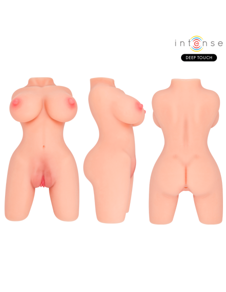 INTENSE DEEP TOUCH - JESSE TORSO MASTURBADOR MULTIPOSICIÓN DOBLE VAGINA and ANO