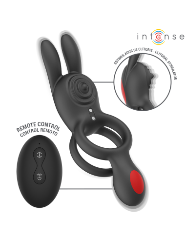 INTENSE - QUINN ANILLO DOBLE CON VIBRACIÓN CONTROL REMOTO