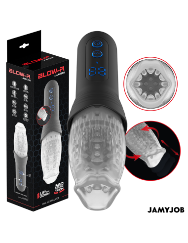 JAMYJOB - BLOW-R MASTURBADOR CON THRUSTING Y ROTACIÓN