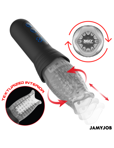 JAMYJOB - BLOW-R MASTURBADOR CON THRUSTING Y ROTACIÓN