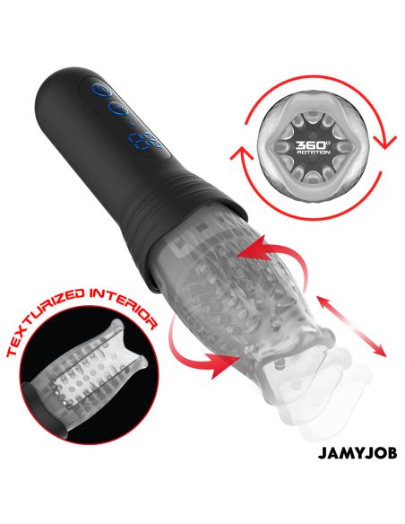JAMYJOB - BLOW-R MASTURBADOR CON THRUSTING Y ROTACIÓN