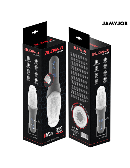 JAMYJOB - BLOW-R MASTURBADOR CON THRUSTING Y ROTACIÓN