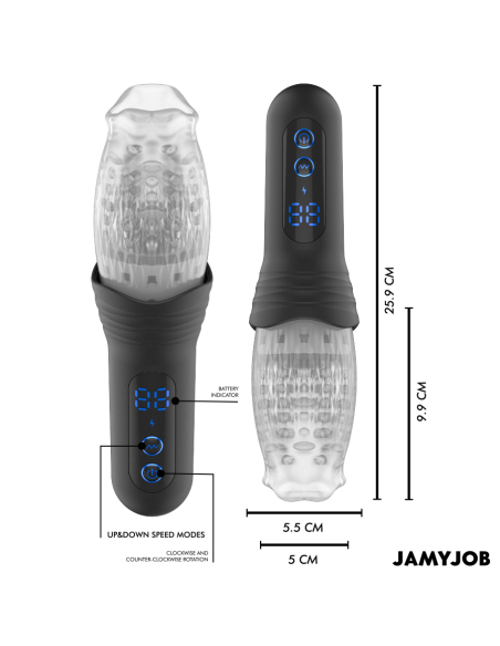 JAMYJOB - BLOW-R MASTURBADOR CON THRUSTING Y ROTACIÓN