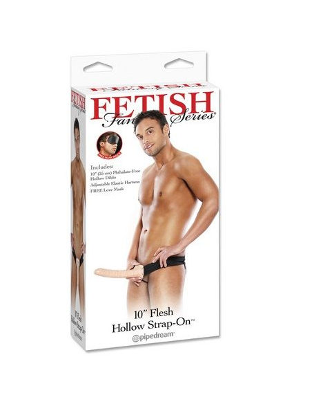 FETISH FANTASY SERIES - ARNÉS HUECO AJUSTABLE NATURAL 25.4 CM