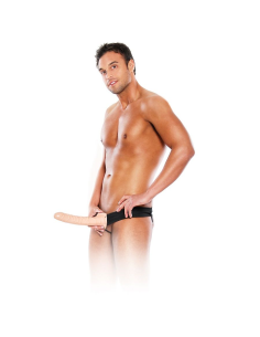 FETISH FANTASY SERIES - ARNÉS HUECO AJUSTABLE NATURAL 25.4 CM