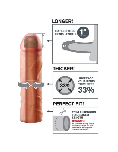 FANTASY X- TENSIONS - PERFECT 1 EXTENSIÓN PARA EL PENE