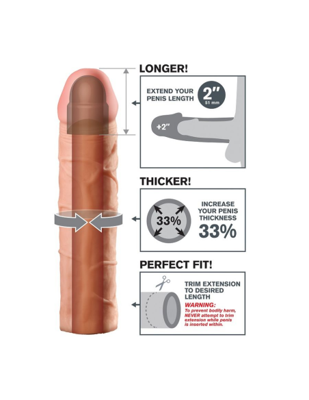 FANTASY X- TENSIONS - PERFECT 2 EXTENSIÓN PARA EL PENE