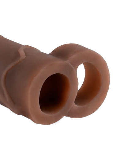 FANTASY X- TENSIONS - PERFECT 2 EXTENSIÓN PENE CON CORREA MARRÓN
