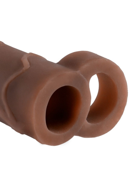FANTASY X- TENSIONS - PERFECT 2 EXTENSIÓN PENE CON CORREA MARRÓN