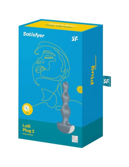 SATISFYER - LOLLI PLUG 2 Plug Anal Vibrador | SEXPLACE.MX