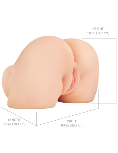 PDX ELITE - SHAKETHAT ASS MASTURBADOR VAGINA Y ANO REALÍSTICO CON VIBRACIÓN