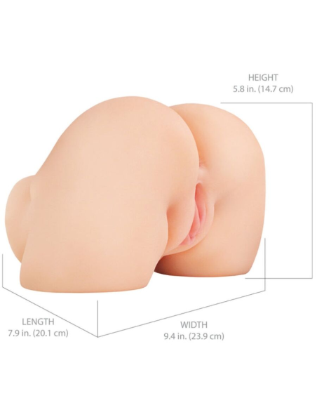 PDX ELITE - SHAKETHAT ASS MASTURBADOR VAGINA Y ANO REALÍSTICO CON VIBRACIÓN