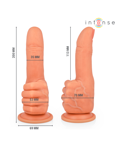 INTENSE - BENDER ESTIMULADOR PUNTO·G MANO FLEXIBLE 11,3 CM