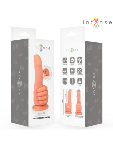 INTENSE - BENDER ESTIMULADOR PUNTO·G MANO FLEXIBLE 11,3 CM