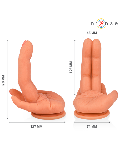 INTENSE - LEELA ESTIMULADOR PUNTO·G MANO FLEXIBLE 12,6 CM