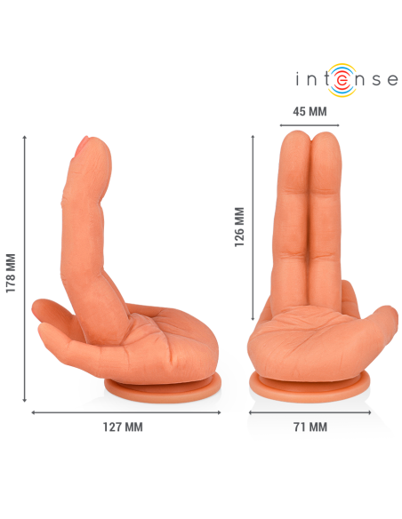 INTENSE - LEELA ESTIMULADOR PUNTO·G MANO FLEXIBLE 12,6 CM