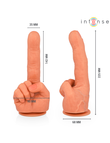INTENSE - HUBERT ESTIMULADOR PUNTO·G MANO FLEXIBLE 14,2 CM