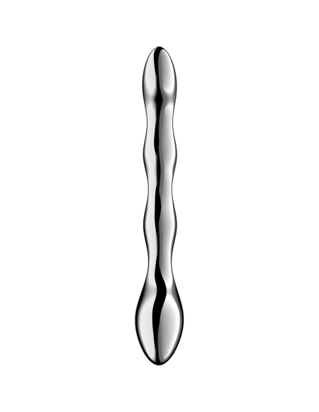 SATISFYER - COSMIC CREST 2 DILDO ACERO INOXIDABLE DOBLE USO
