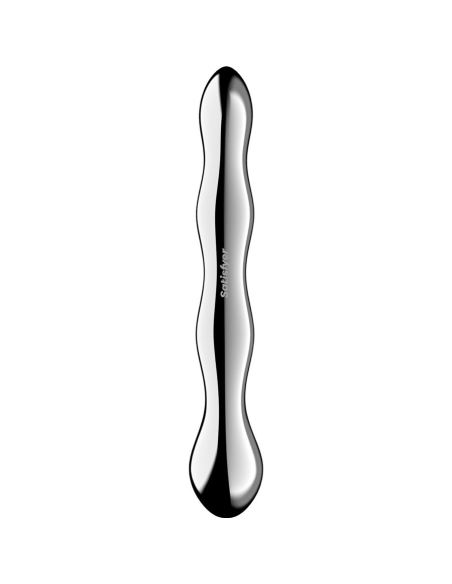 SATISFYER - COSMIC CREST 2 DILDO ACERO INOXIDABLE DOBLE USO