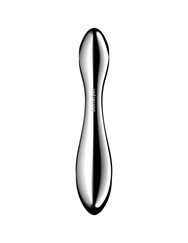 SATISFYER - PURE GRAVITY 2 DILDO ACERO INOXIDABLE DOBLE USO