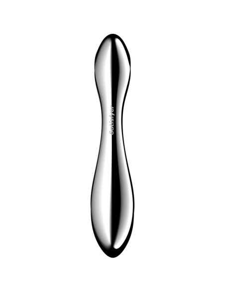 SATISFYER - PURE GRAVITY 2 DILDO ACERO INOXIDABLE DOBLE USO