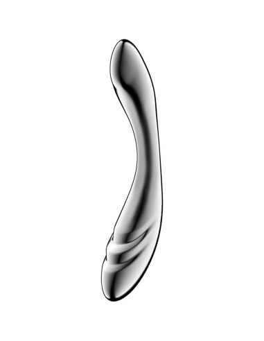 SATISFYER - PURE GRAVITY 3 DILDO ACERO INOXIDABLE DOBLE USO