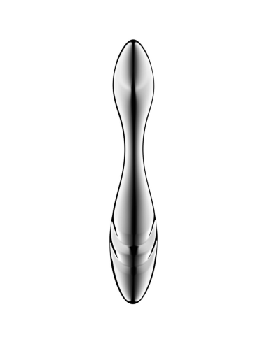 SATISFYER - PURE GRAVITY 3 DILDO ACERO INOXIDABLE DOBLE USO