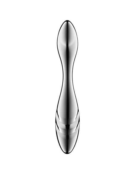 SATISFYER - PURE GRAVITY 3 DILDO ACERO INOXIDABLE DOBLE USO