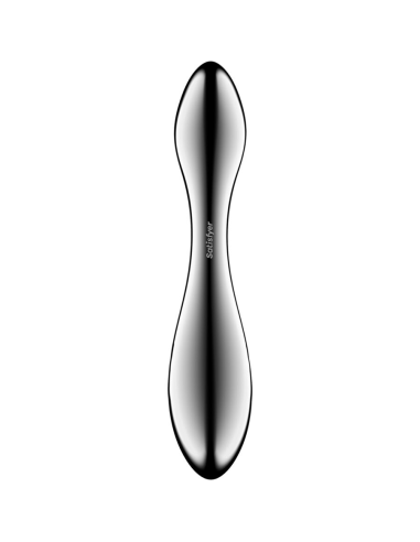 SATISFYER - PURE GRAVITY 3 DILDO ACERO INOXIDABLE DOBLE USO