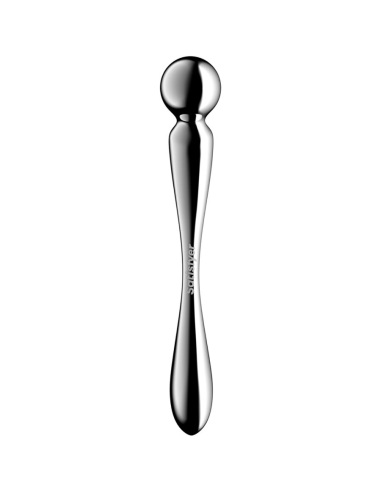 SATISFYER - STAR FORCE 2 DILDO ACERO INOXIDABLE DOBLE USO