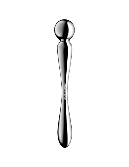 SATISFYER - STAR FORCE 2 DILDO ACERO INOXIDABLE DOBLE USO