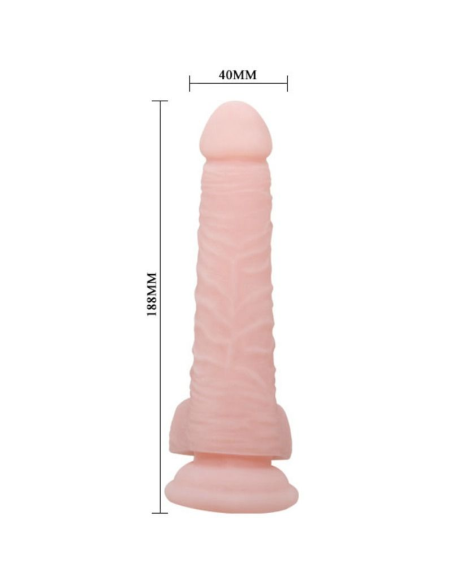 BAILE - SUPER DILDO REALÍSTICO NATURAL 18.8 CM