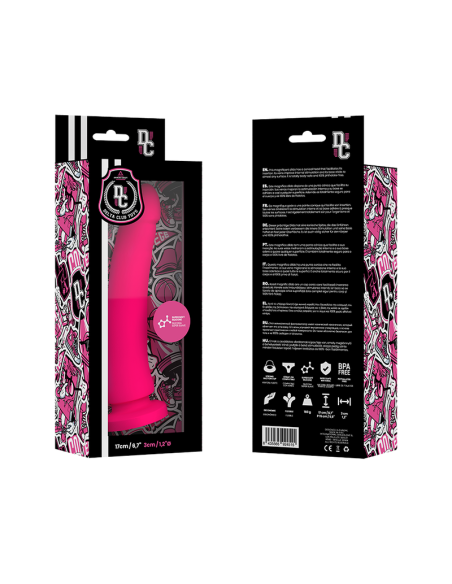 DELTA CLUB - DILDO REALISTA ROSA SILICONA MEDICA 17 CM -O- 3 CM