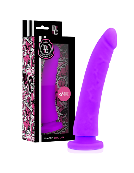 DELTA CLUB - DILDO REALISTA LILA SILICONA MEDICA 17 CM -O- 3 CM