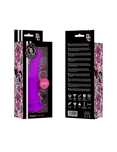DELTA CLUB - DILDO REALISTA LILA SILICONA MEDICA 17 CM -O- 3 CM