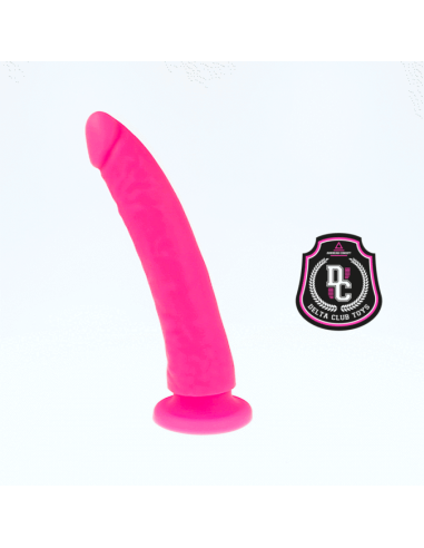DELTA CLUB - DILDO REALISTA ROSA SILICONA MEDICA 20 CM -O- 4 CM