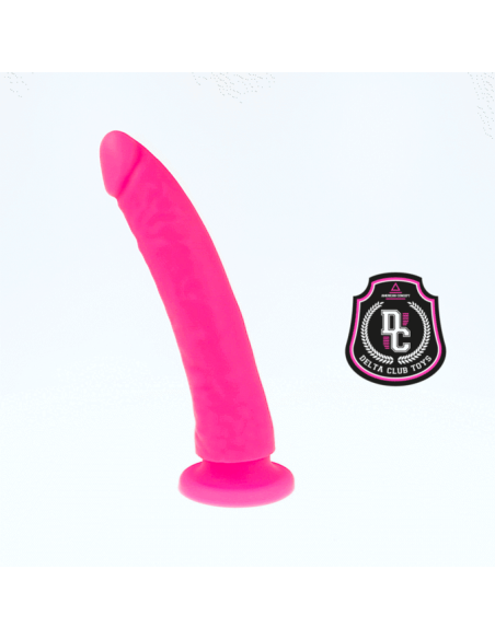 DELTA CLUB - DILDO REALISTA ROSA SILICONA MEDICA 20 CM -O- 4 CM