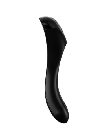 SATISFYER - CANDY CANE Vibrador Dedal Negro | SexPlace.MX
