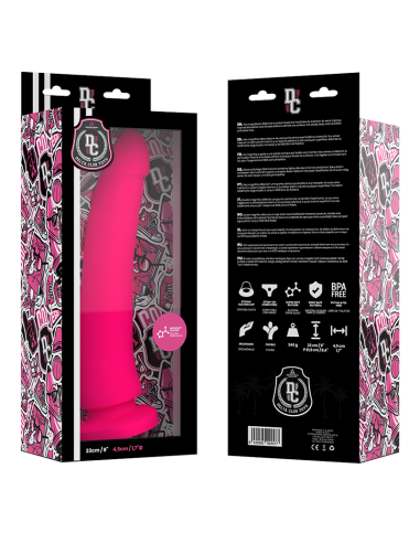 DELTA CLUB - DILDO REALISTA ROSA SILICONA MEDICA 23 CM -O- 4.5 CM
