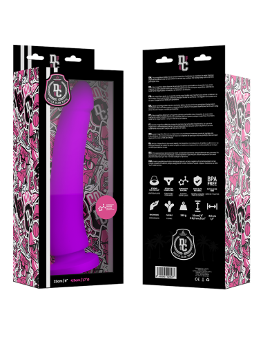 DELTA CLUB - DILDO REALISTA LILA SILICONA MEDICA 23 CM -O- 4.5 CM