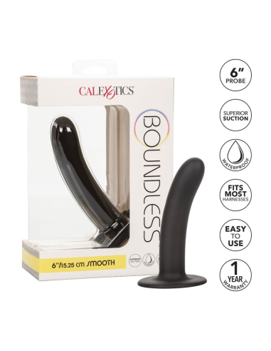 CALEXOTICS - BOUNDLESS DILDO LISO 15.25 CM COMPATIBLE CON ARNÉS