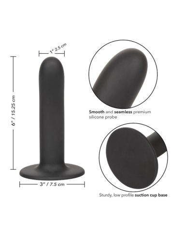 CALEXOTICS - BOUNDLESS DILDO LISO 15.25 CM COMPATIBLE CON ARNÉS