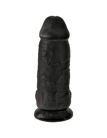 KING COCK - PENE REALÍSTICO CHUBBY 23 CM NEGRO