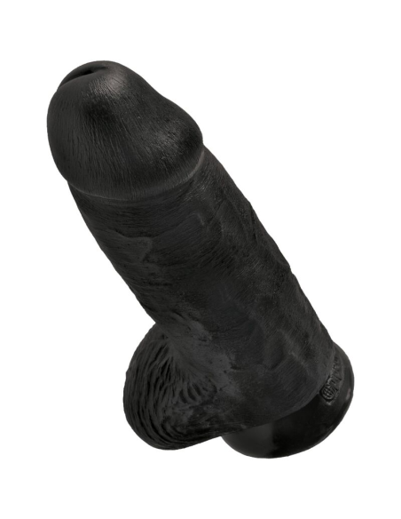 KING COCK - PENE REALÍSTICO CHUBBY 23 CM NEGRO