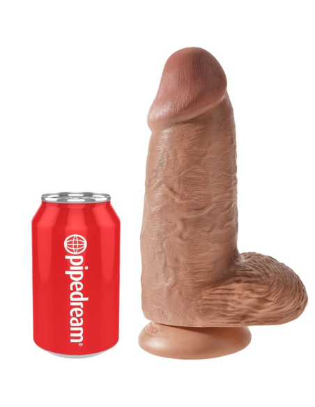 KING COCK - PENE REALÍSTICO CHUBBY 23 CM CARAMELO